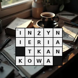 Rozwiązanie krzyżówki: inżynieria materiałowa - inżynieria tkankowa | hasła, synonimy i podpowiedzi Hasło krzyżówkowe inżynieria materiałowa - inżynieria tkankowa – rozwiązanie, synonimy, podpowiedzi i definicje krzyżówkowe